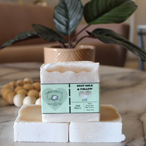GOAT MILK and TALLOW SOAP BAR - UNSCENTED