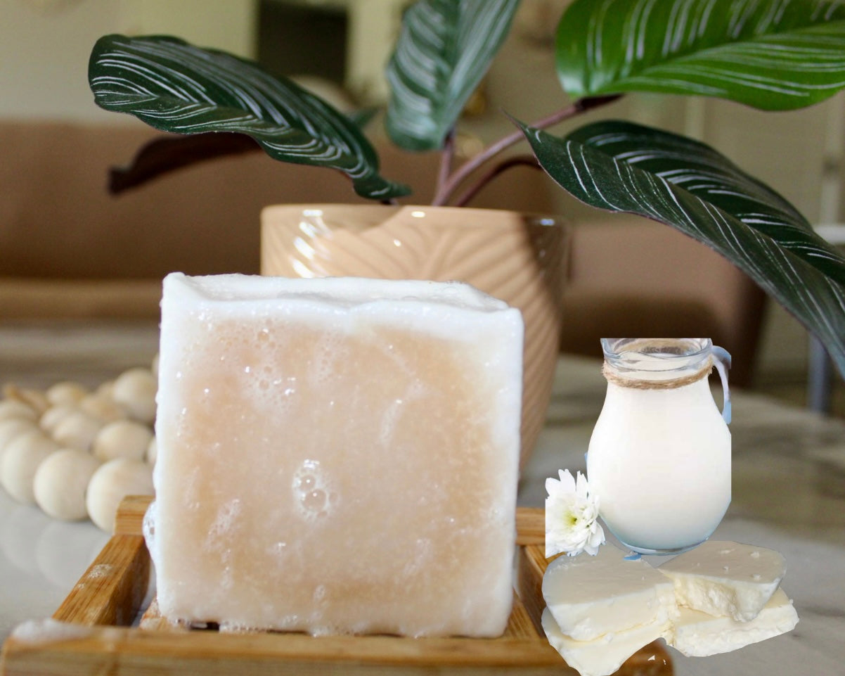 GOAT MILK and TALLOW SOAP BAR - UNSCENTED